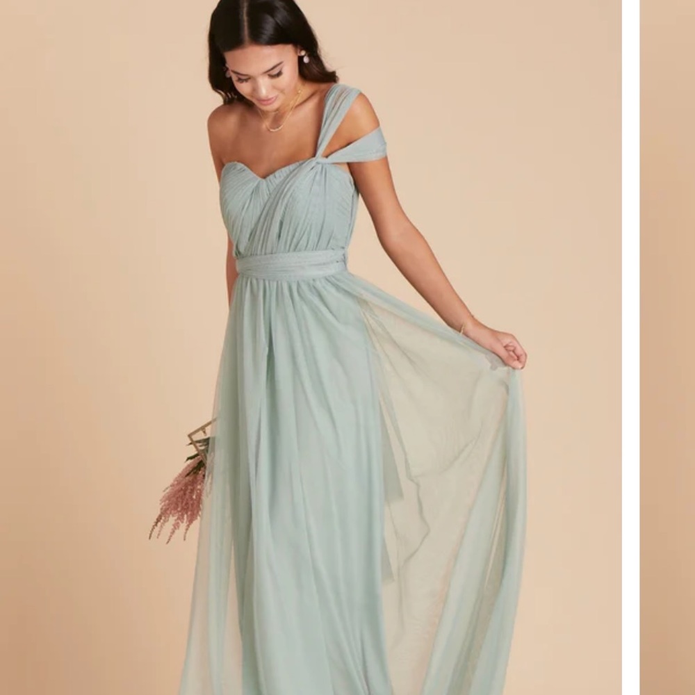 Birdy Grey Christina Convertible Dress sage bridesmaid dress XS